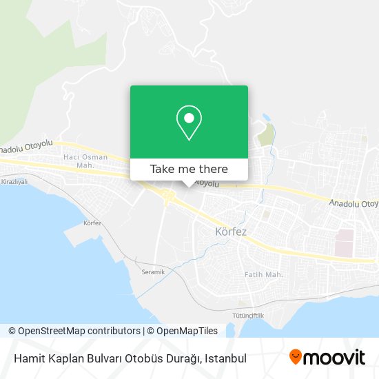 Hamit Kaplan Bulvarı Otobüs Durağı map