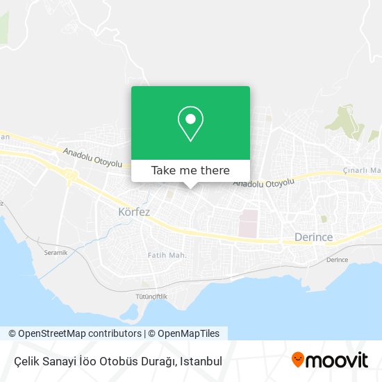 Çelik Sanayi İöo Otobüs Durağı map