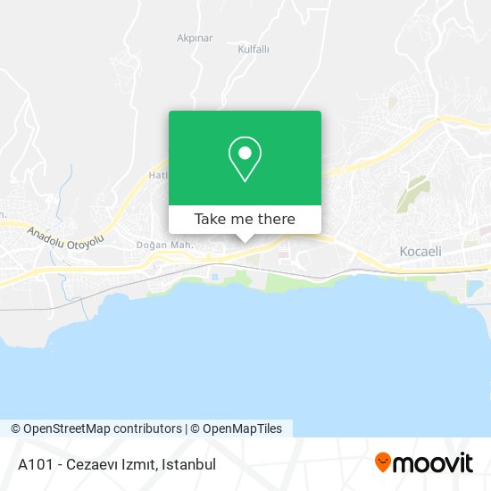A101 - Cezaevı Izmıt map