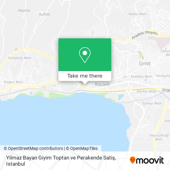 Yilmaz Bayan Giyim Toptan ve Perakende Satiş map