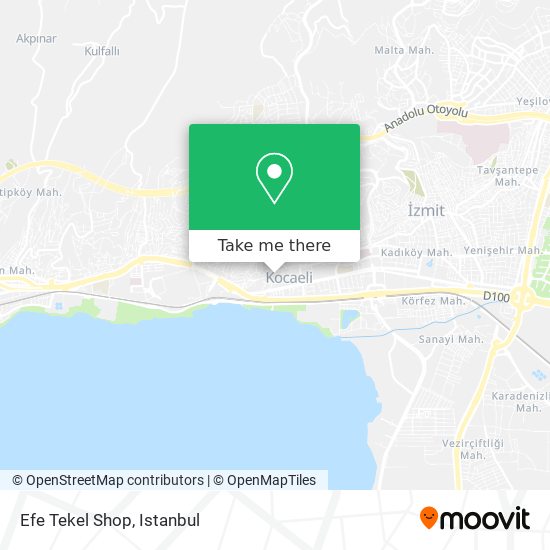 Efe Tekel Shop map