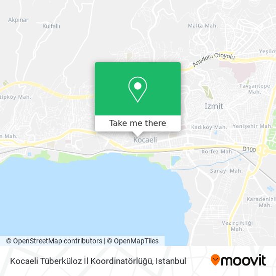 Kocaeli Tüberküloz İl Koordinatörlüğü map