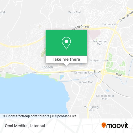 Öcal Medikal map