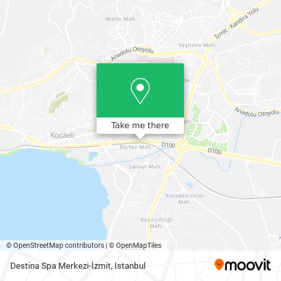 Destina Spa Merkezi-İzmit map