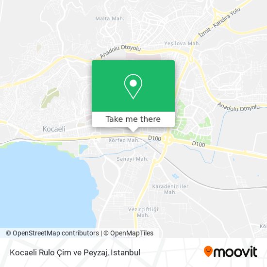 Kocaeli Rulo Çim ve Peyzaj map