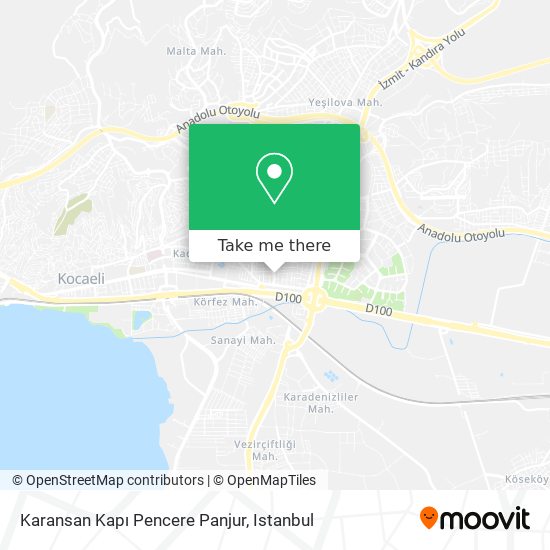 Karansan Kapı Pencere Panjur map