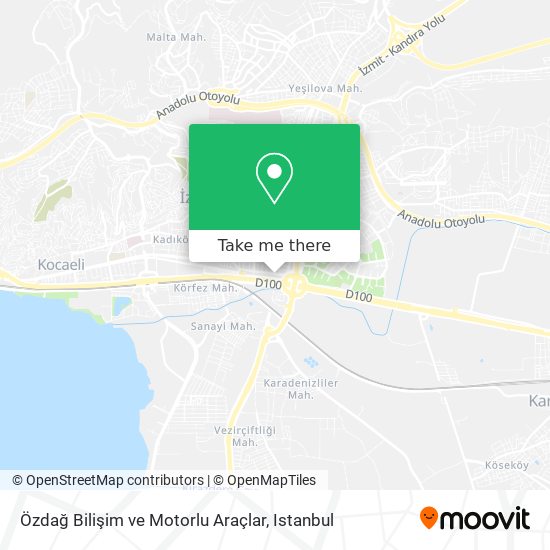 Özdağ Bilişim ve Motorlu Araçlar map