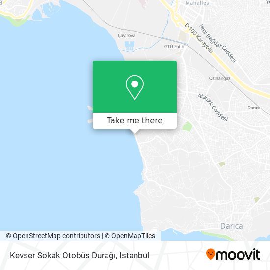 Kevser Sokak Otobüs Durağı map