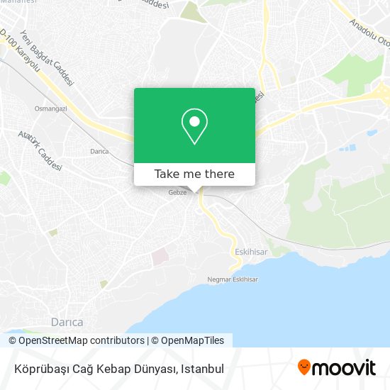 Köprübaşı Cağ Kebap Dünyası map