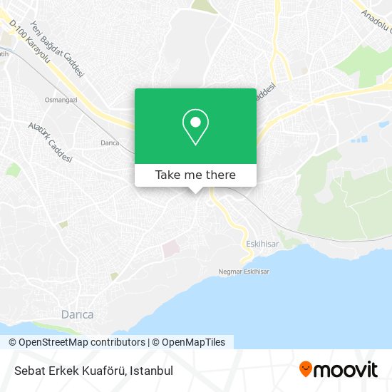 Sebat Erkek Kuaförü map