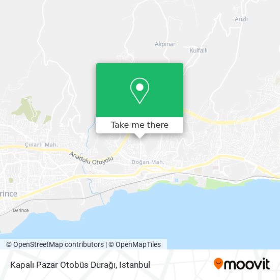 Kapalı Pazar Otobüs Durağı map