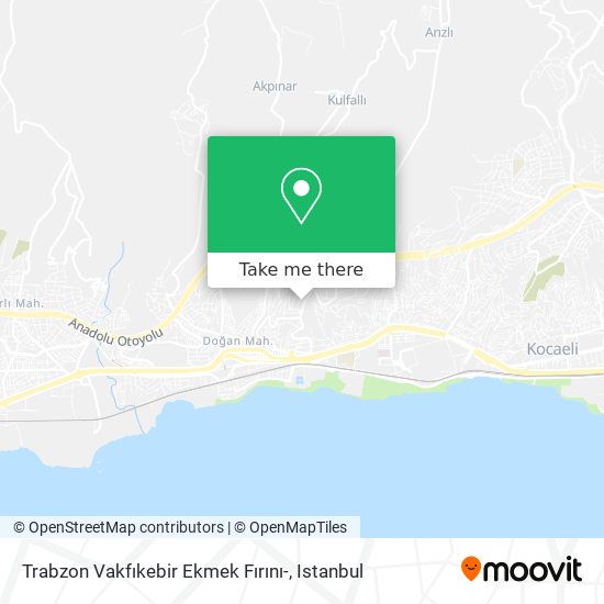 Trabzon Vakfıkebir Ekmek Fırını- map