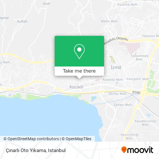 Çınarlı Oto Yıkama map