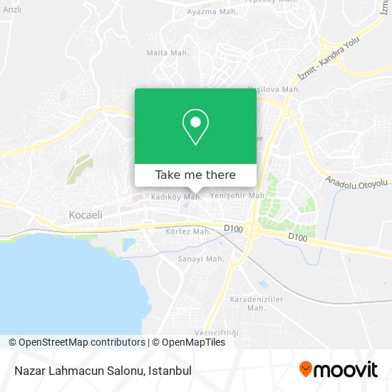 Nazar Lahmacun Salonu map