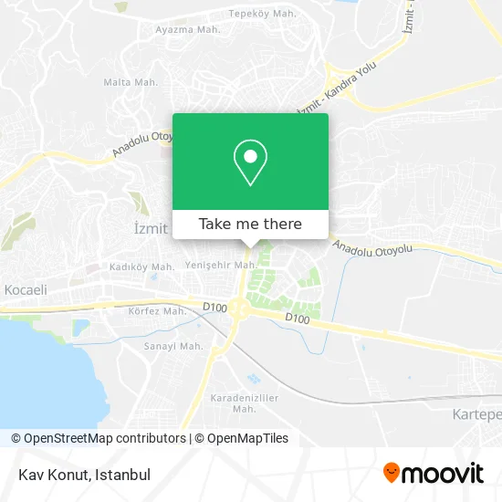 Kav Konut map