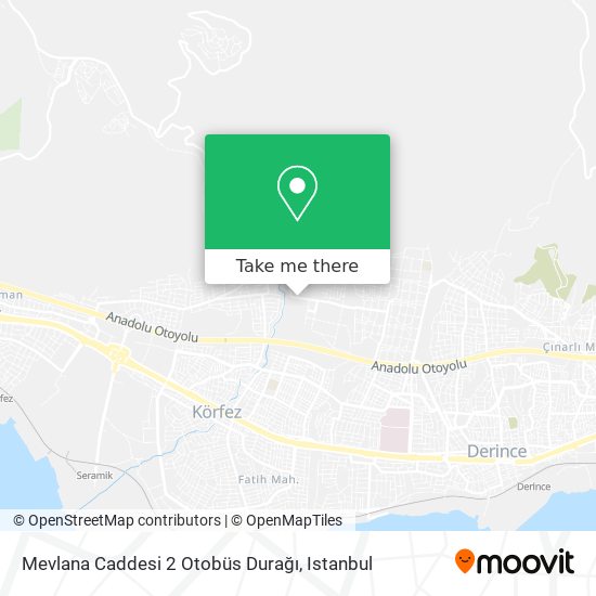 Mevlana Caddesi 2 Otobüs Durağı map