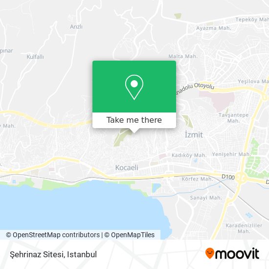 Şehrinaz Sitesi map