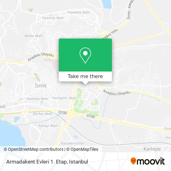 Armadakent Evleri 1. Etap map