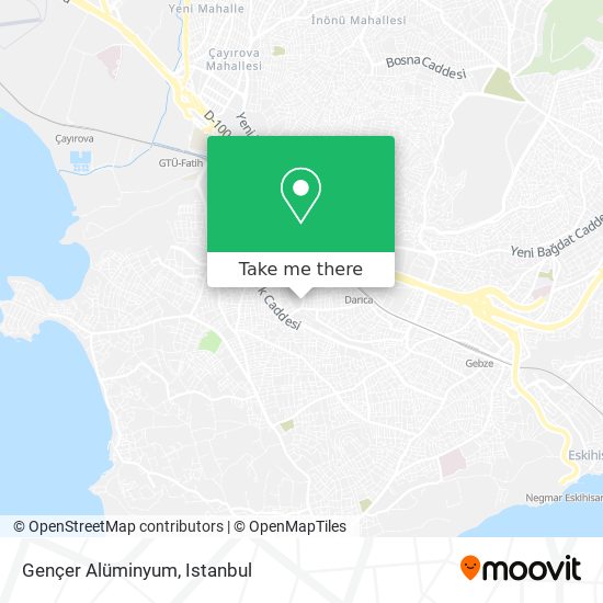 Gençer Alüminyum map