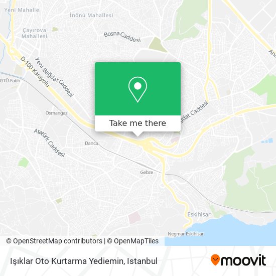Işıklar Oto Kurtarma Yediemin map