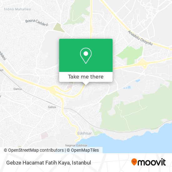 Gebze Hacamat Fatih Kaya map