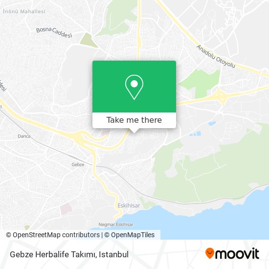 Gebze Herbalife Takımı map