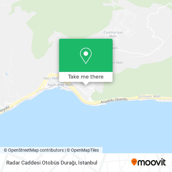 Radar Caddesi Otobüs Durağı map