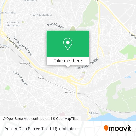 Yeniler Gıda San ve Tic Ltd Şti map