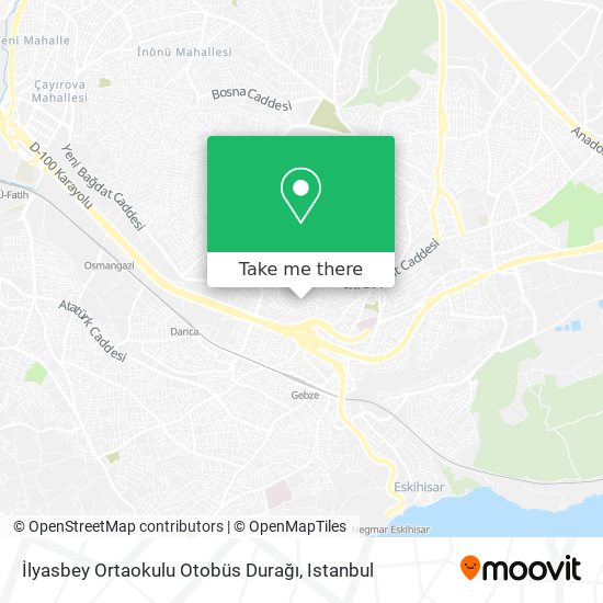 İlyasbey Ortaokulu Otobüs Durağı map
