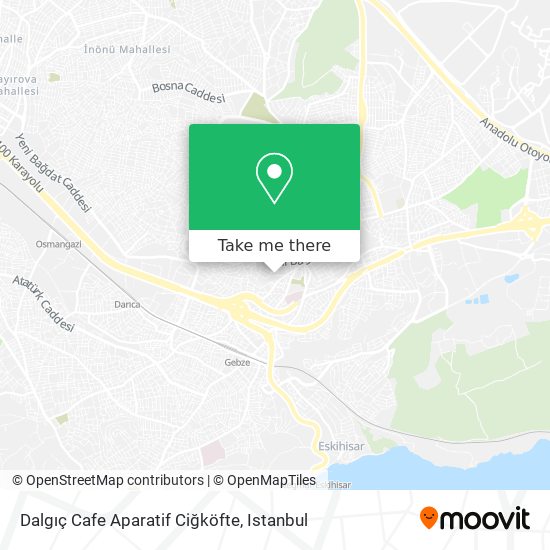 Dalgıç Cafe Aparatif Ciğköfte map