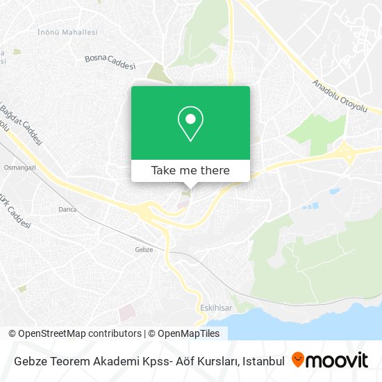 Gebze Teorem Akademi Kpss- Aöf Kursları map