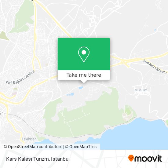 Kars Kalesi Turizm map