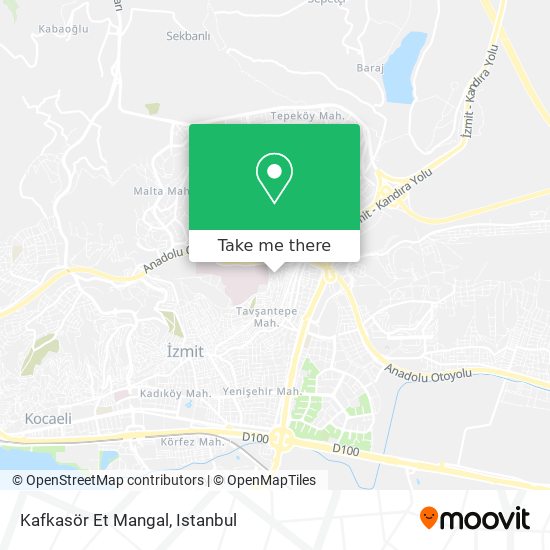Kafkasör Et Mangal map
