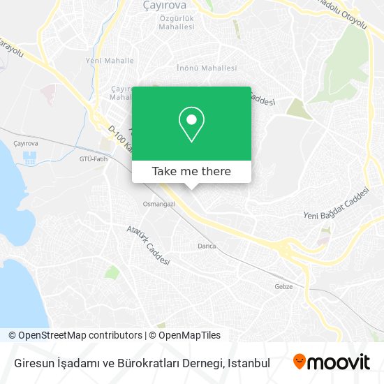 Giresun İşadamı ve Bürokratları Dernegi map