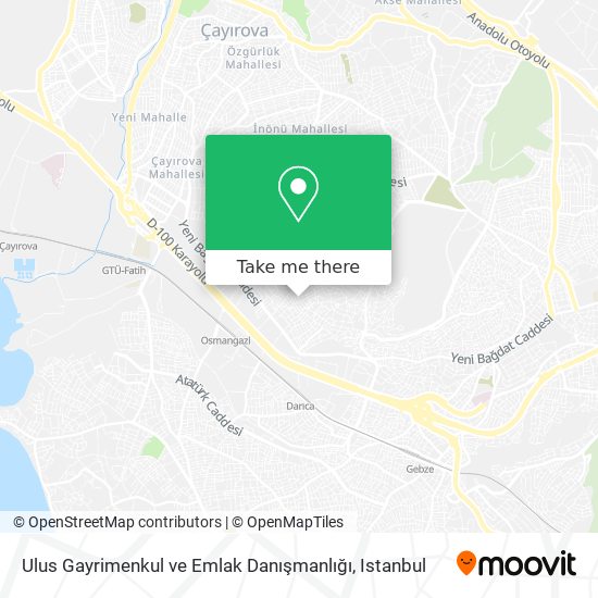 Ulus Gayrimenkul ve Emlak Danışmanlığı map