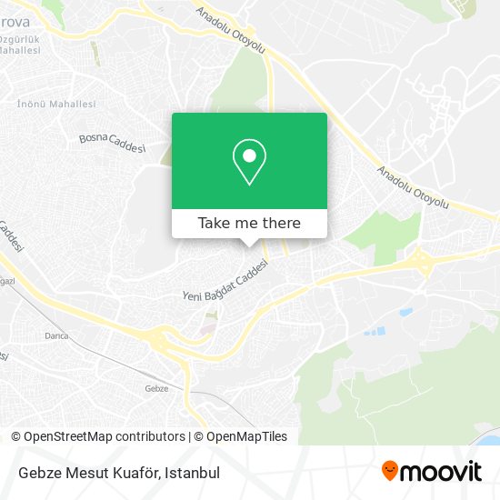 Gebze Mesut Kuaför map