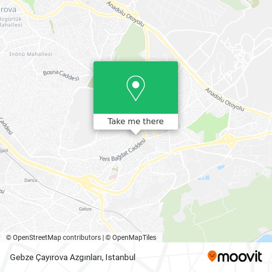 Gebze Çayırova Azgınları map