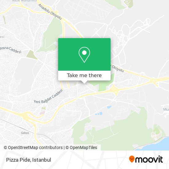Pizza Pide map