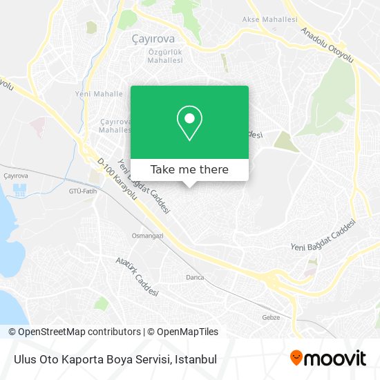 Ulus Oto Kaporta Boya Servisi map
