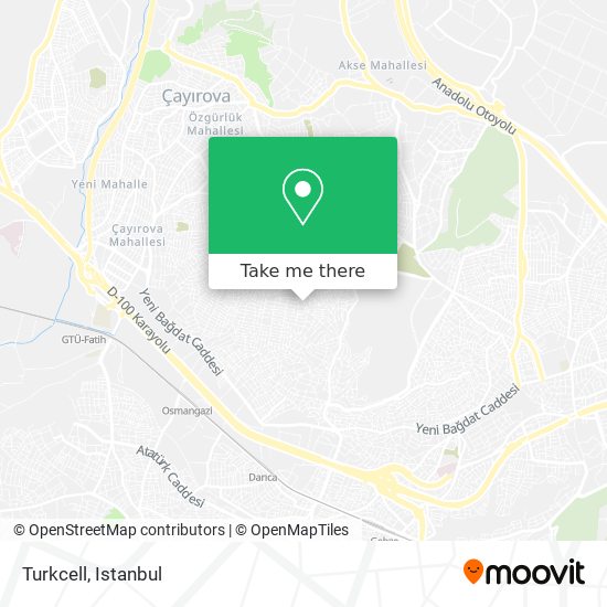 Turkcell map