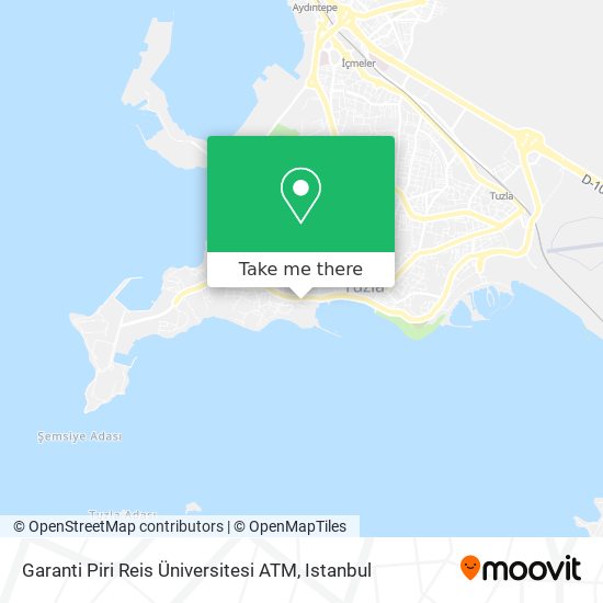 Garanti Piri Reis Üniversitesi ATM map