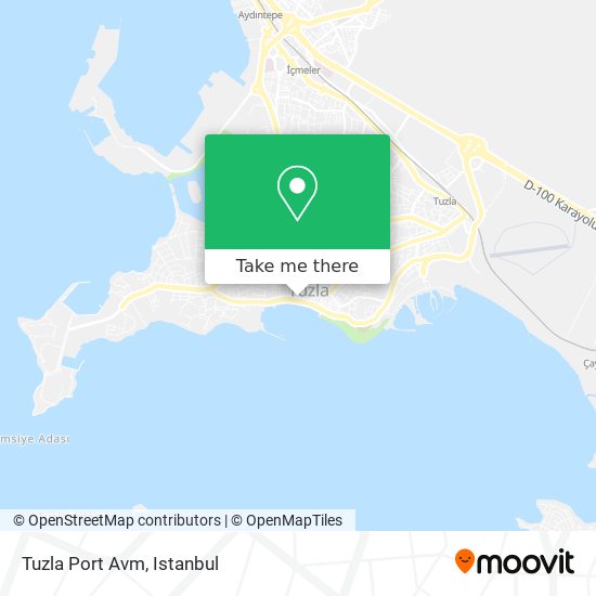Tuzla Port Avm map