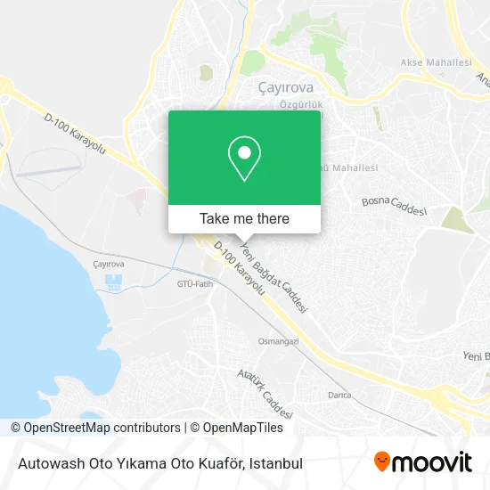 Autowash Oto Yıkama Oto Kuaför map