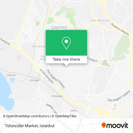 Tütüncüler Market map