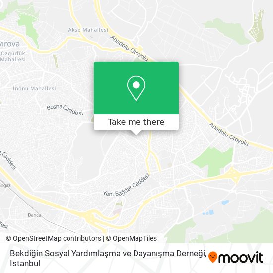 Bekdiğin Sosyal Yardımlaşma ve Dayanışma Derneği map