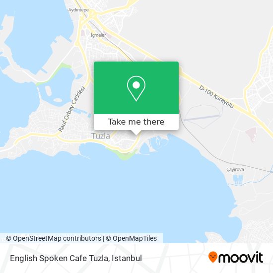 English Spoken Cafe Tuzla map