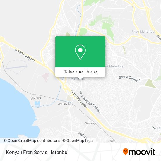 Konyalı Fren Servisi map