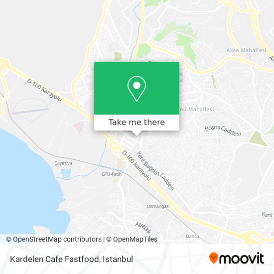 Kardelen Cafe Fastfood map
