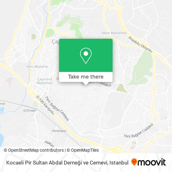Kocaeli Pir Sultan Abdal Derneği ve Cemevi map