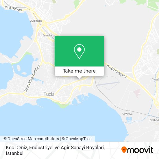 Kcc Deniz, Endustriyel ve Agir Sanayi Boyalari map